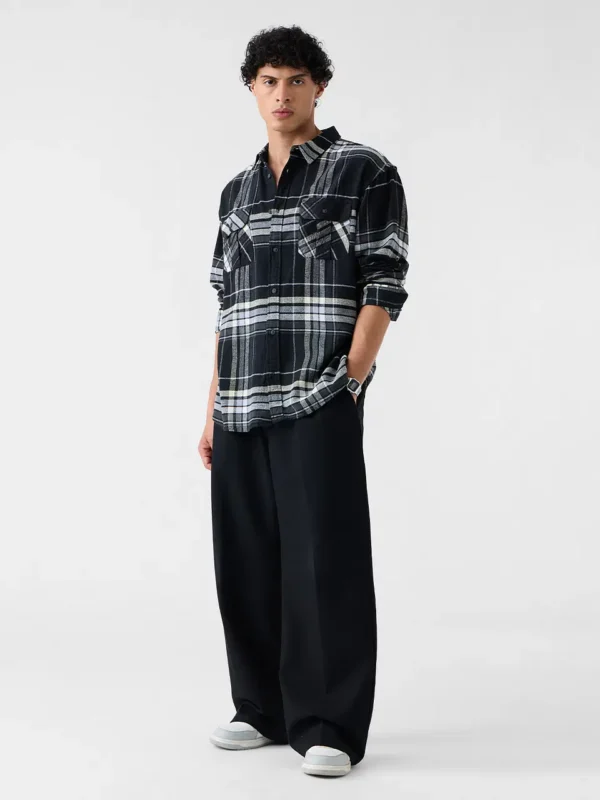 Plaid Shirt: Steel - Image 3